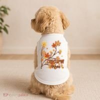 Autumn Vibes Leaves Cozy Doggie Tank thumb 2