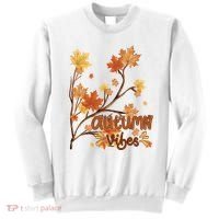Autumn Vibes Leaves Cozy Sweatshirt thumb 0
