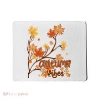 Autumn Vibes Leaves Cozy Mousepad thumb 0