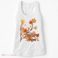 Autumn Vibes Leaves Cozy Women's Tank Top thumb 0