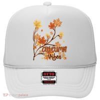 Autumn Vibes Leaves Cozy Hat thumb 0