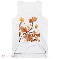 Autumn Vibes Leaves Cozy Tank Top thumb 0