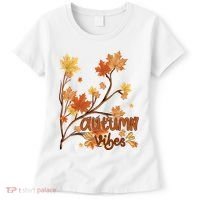 Autumn Vibes Leaves Cozy Women's T-Shirt thumb 0