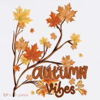 Autumn Vibes Leaves Cozy Women's T-Shirt thumb 6