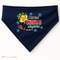 A Very Merry Christmas USA-Made Doggie Bandana thumb 0