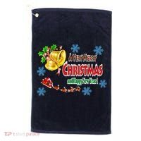 A Very Merry Christmas Golf Towel thumb 0