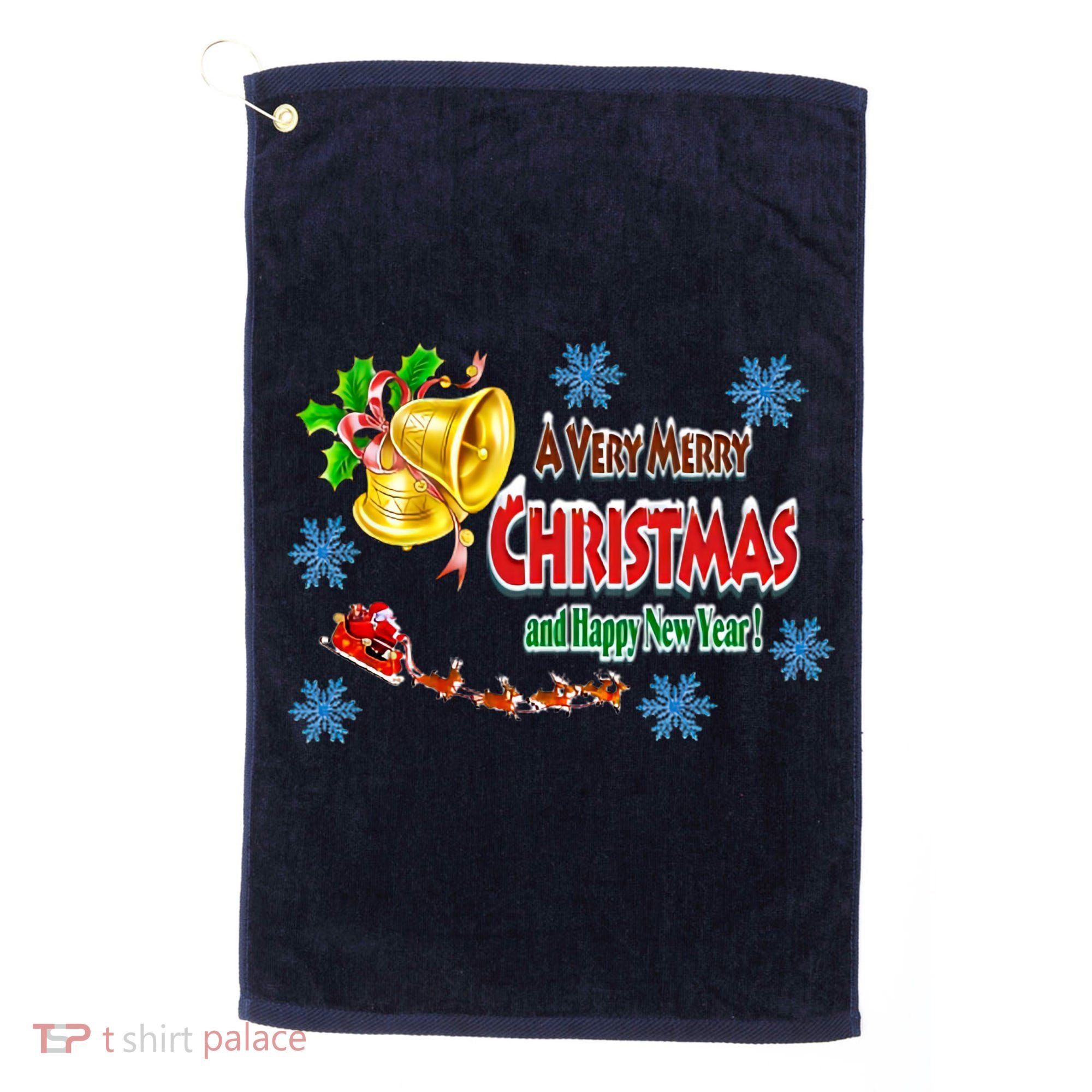 A Very Merry Christmas Golf Towel