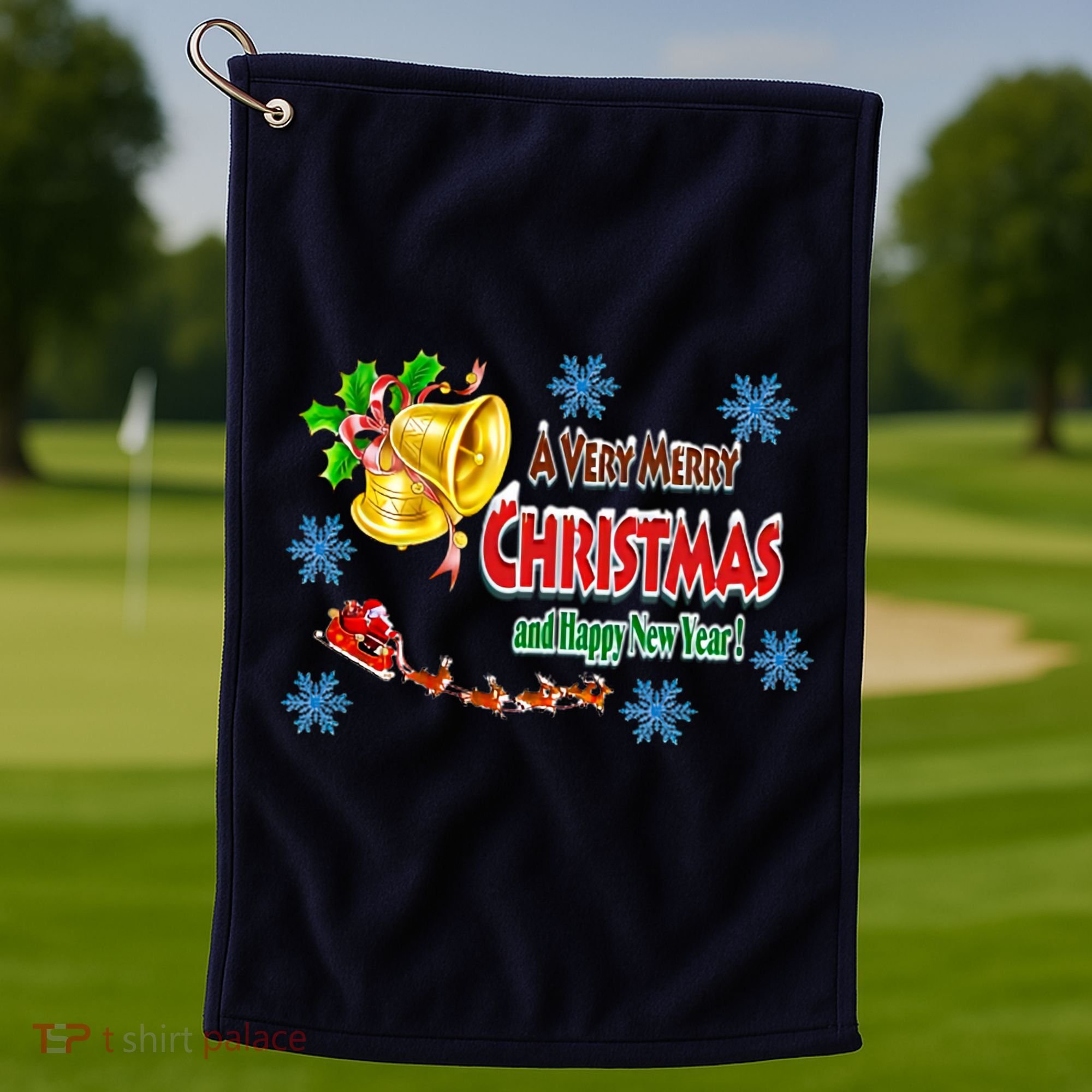 A Very Merry Christmas Golf Towel