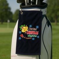 A Very Merry Christmas Golf Towel thumb 2