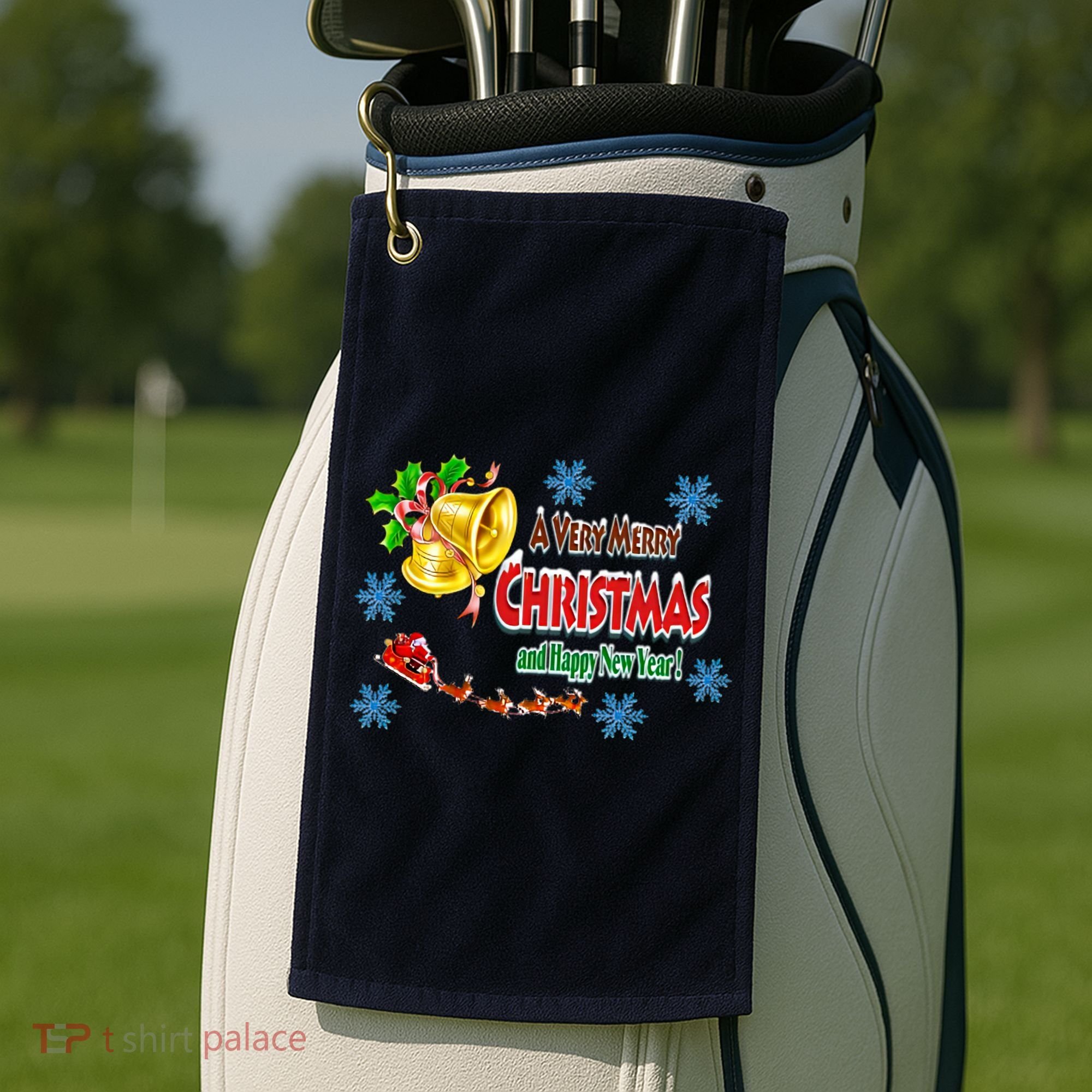 A Very Merry Christmas Golf Towel