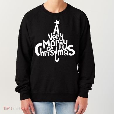 A Very Merry Christmas Tree Logo Women's Sweatshirt