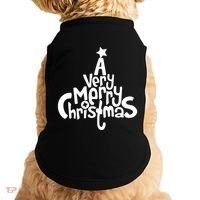 A Very Merry Christmas Tree Logo Doggie Tank thumb 0