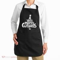 A Very Merry Christmas Tree Logo Apron thumb 2
