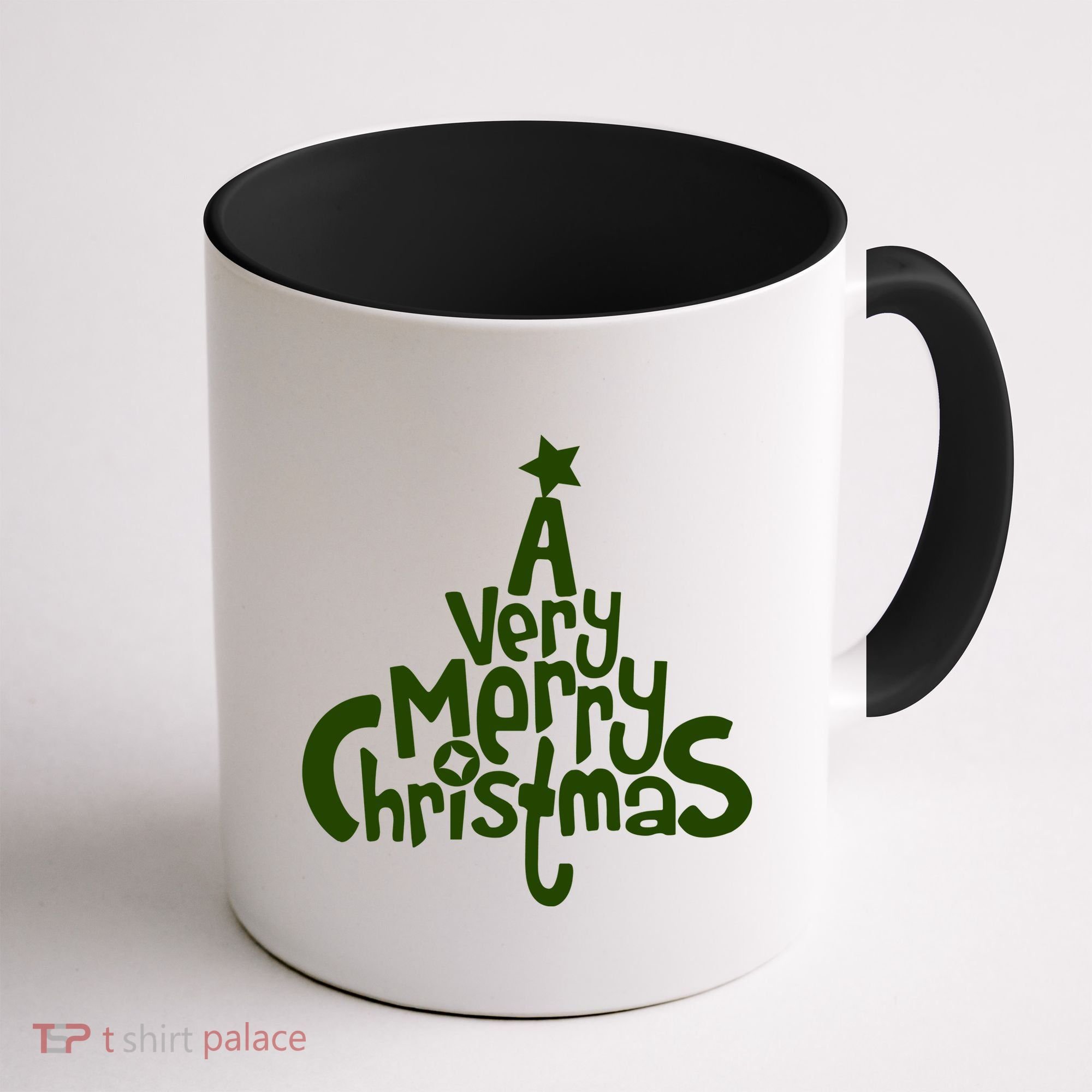 A Very Merry Christmas Tree Logo Coffee Mug