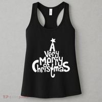 A Very Merry Christmas Tree Logo Women's Tank Top thumb 3