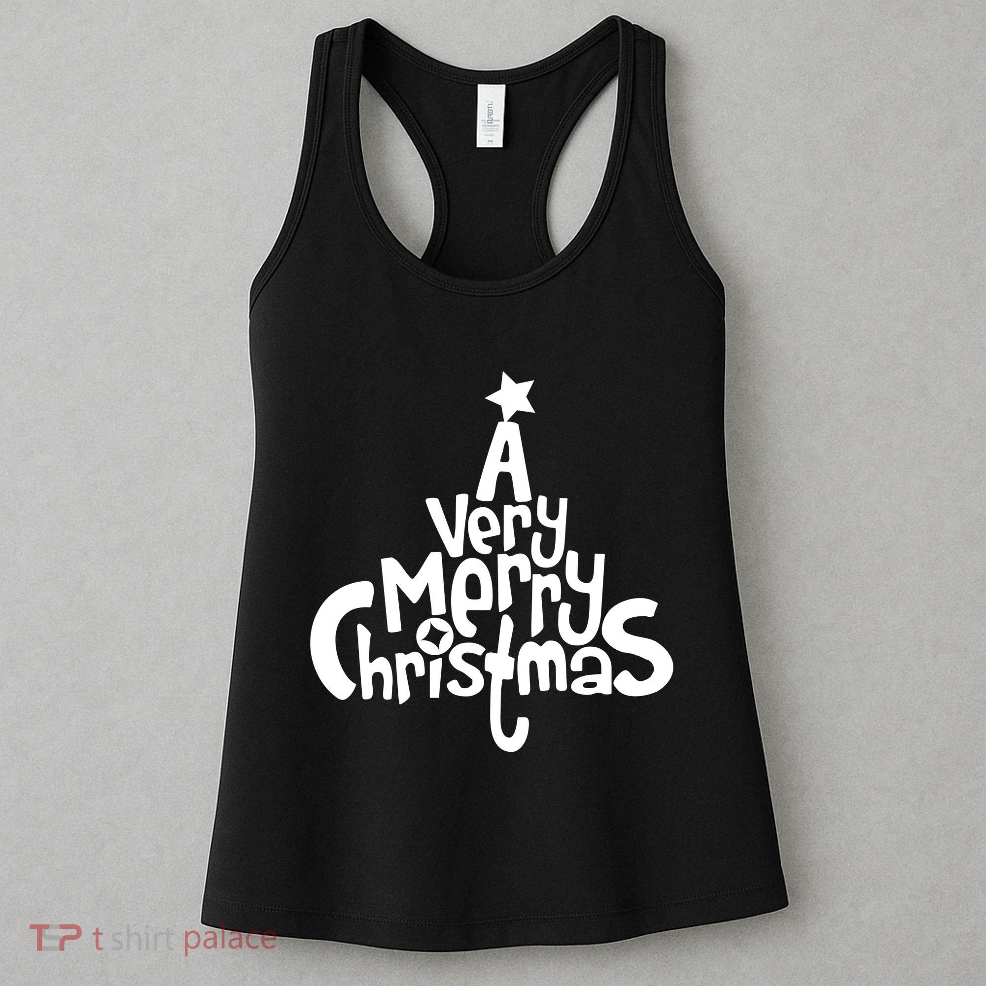 A Very Merry Christmas Tree Logo Women's Tank Top