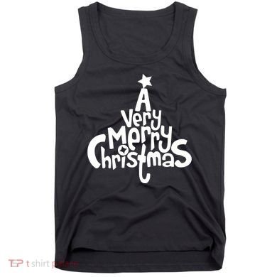 A Very Merry Christmas Tree Logo Tank Top