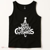 A Very Merry Christmas Tree Logo Tank Top thumb 2