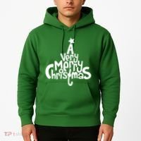 A Very Merry Christmas Tree Logo Hoodie thumb 2
