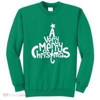 A Very Merry Christmas Tree Logo Sweatshirt thumb 0