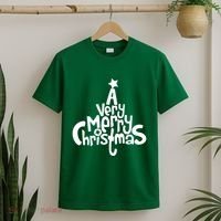 A Very Merry Christmas Tree Logo T-Shirt thumb 2