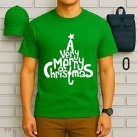 A Very Merry Christmas Tree Logo T-Shirt thumb 6