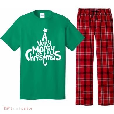 A Very Merry Christmas Tree Logo Pajama Set