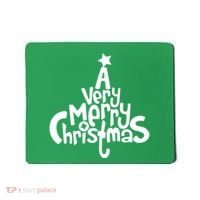 A Very Merry Christmas Tree Logo Mousepad thumb 0
