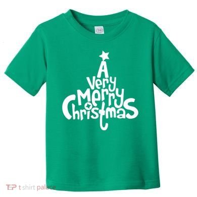 A Very Merry Christmas Tree Logo Toddler T-Shirt