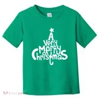 A Very Merry Christmas Tree Logo Toddler T-Shirt thumb 0