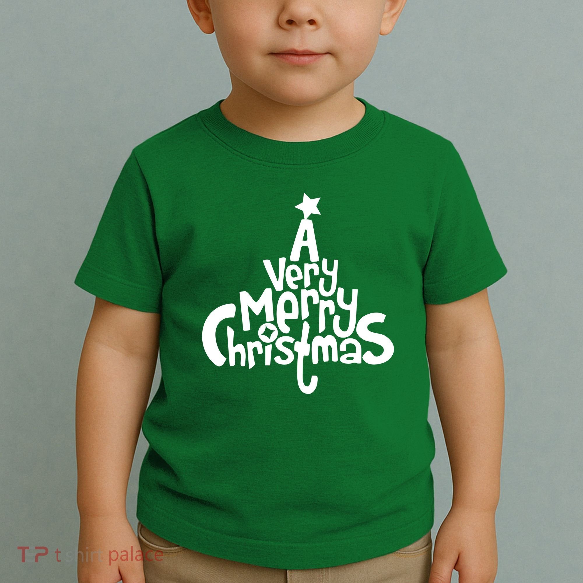 A Very Merry Christmas Tree Logo Toddler T-Shirt