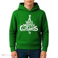 A Very Merry Christmas Tree Logo Kids Hoodie thumb 4