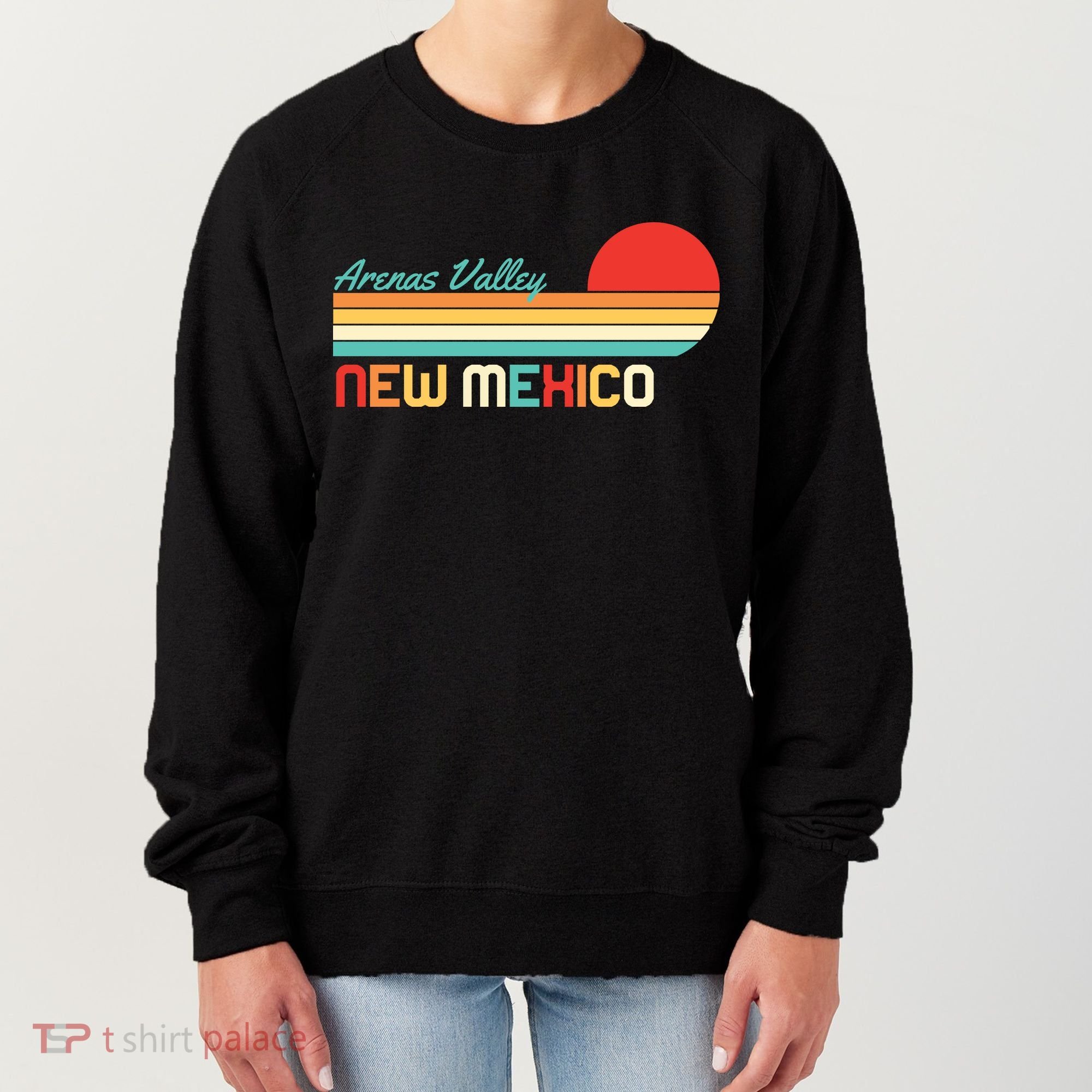 Arenas Valley New Mexico Retro Women's Sweatshirt