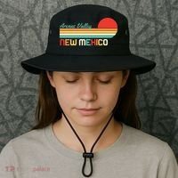 Arenas Valley New Mexico Retro Bucket Hat thumb 3