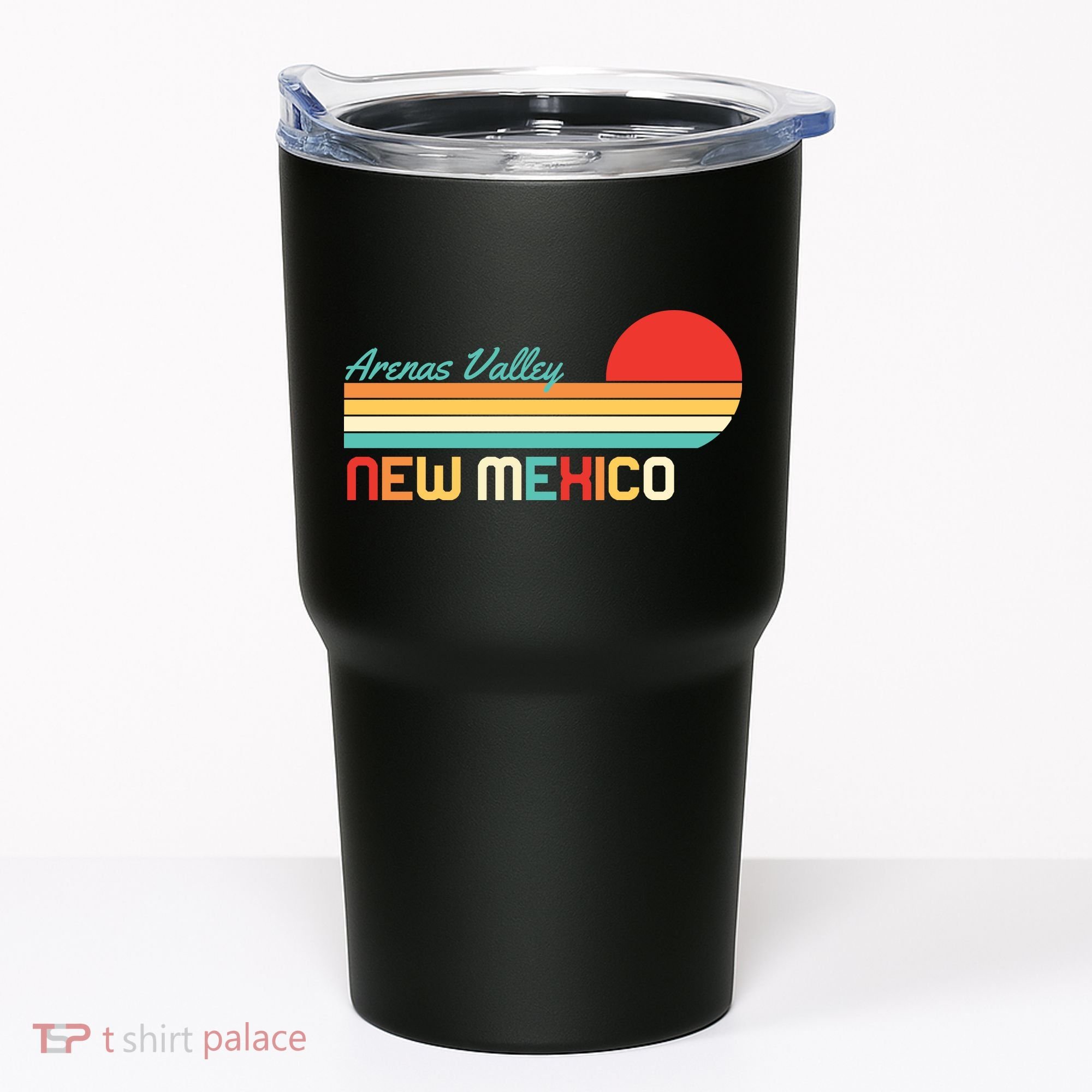 Arenas Valley New Mexico Retro Tumbler