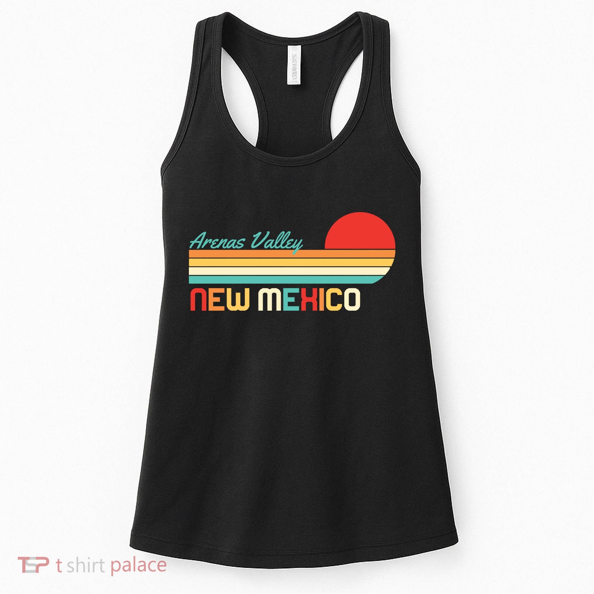 Arenas Valley New Mexico Retro Women's Tank Top