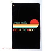 Arenas Valley New Mexico Retro Golf Towel thumb 0