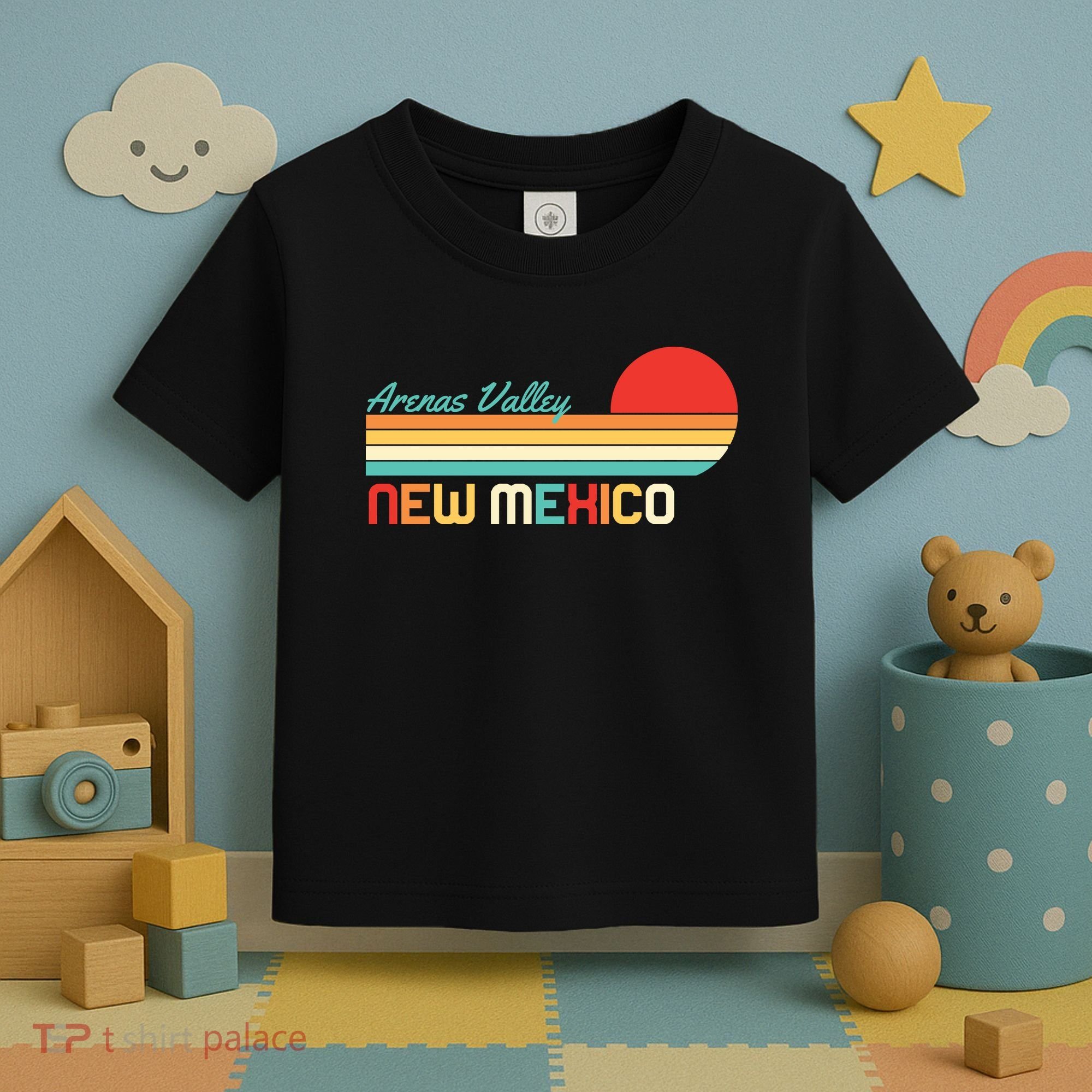 Arenas Valley New Mexico Retro Toddler T-Shirt