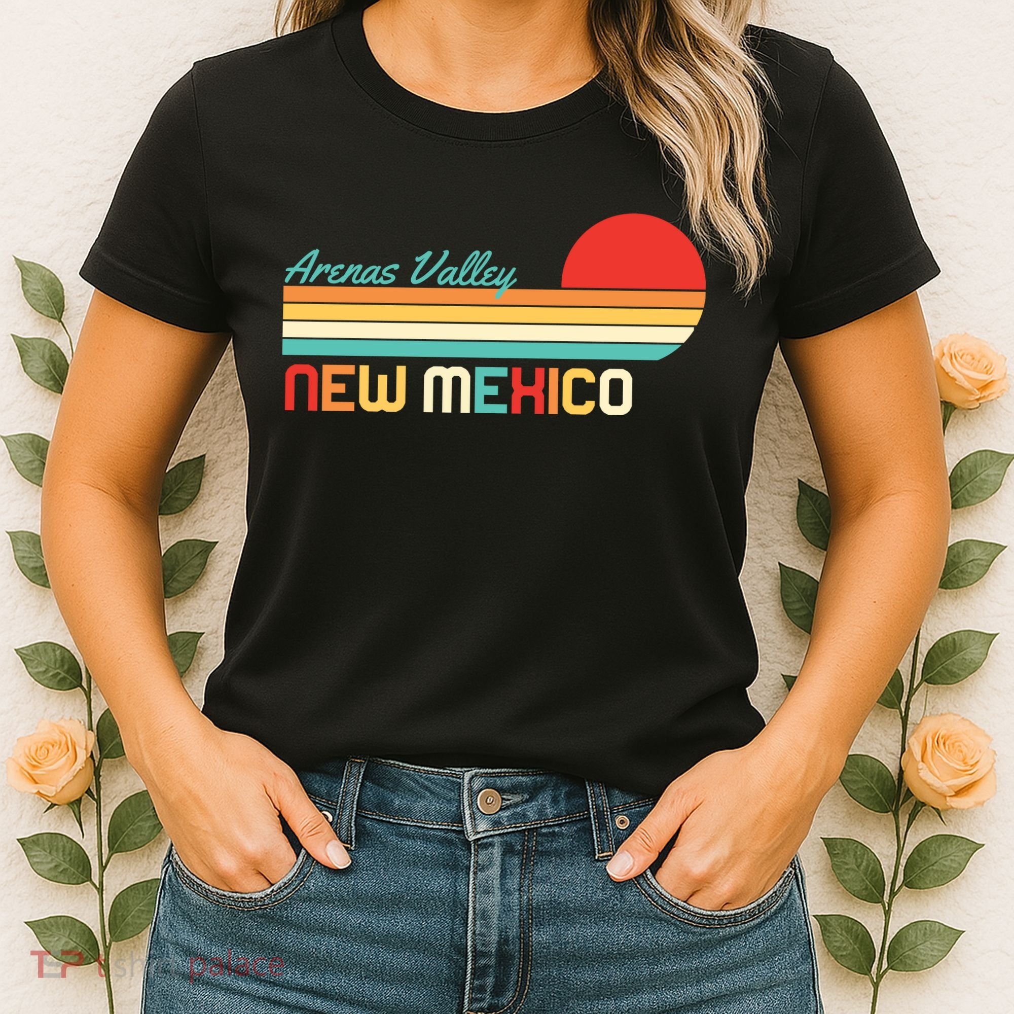 Arenas Valley New Mexico Retro Women's T-Shirt