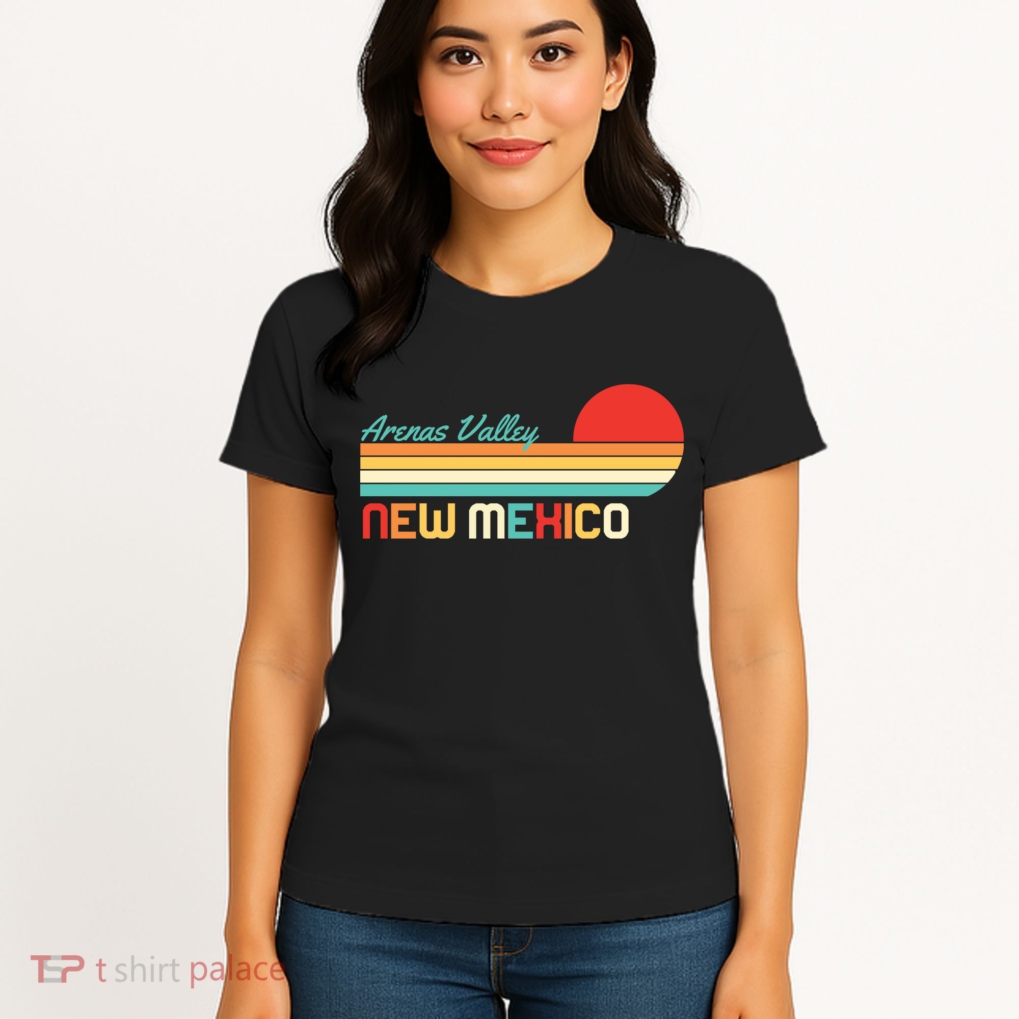 Arenas Valley New Mexico Retro Women's T-Shirt