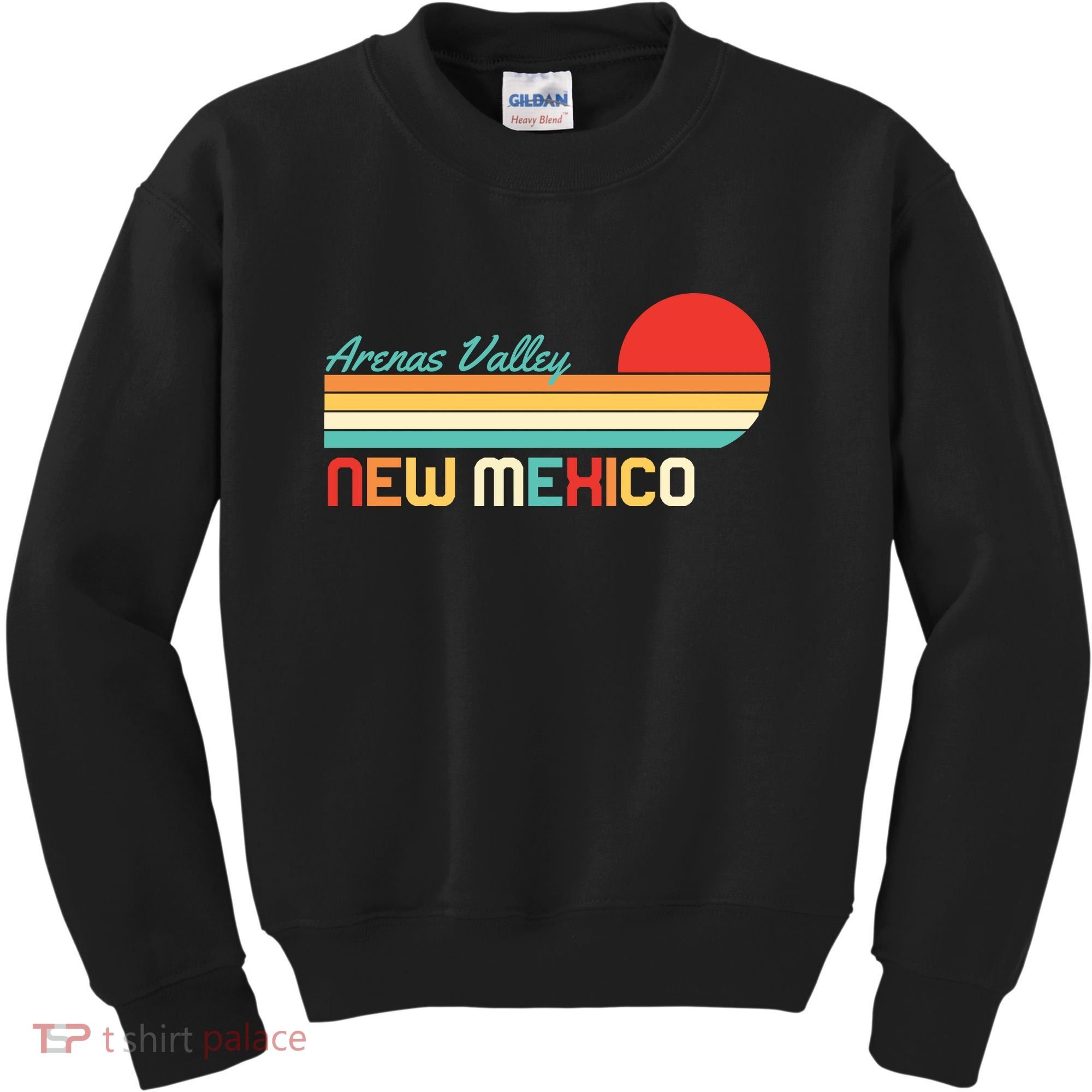 Arenas Valley New Mexico Retro Kids Sweatshirt