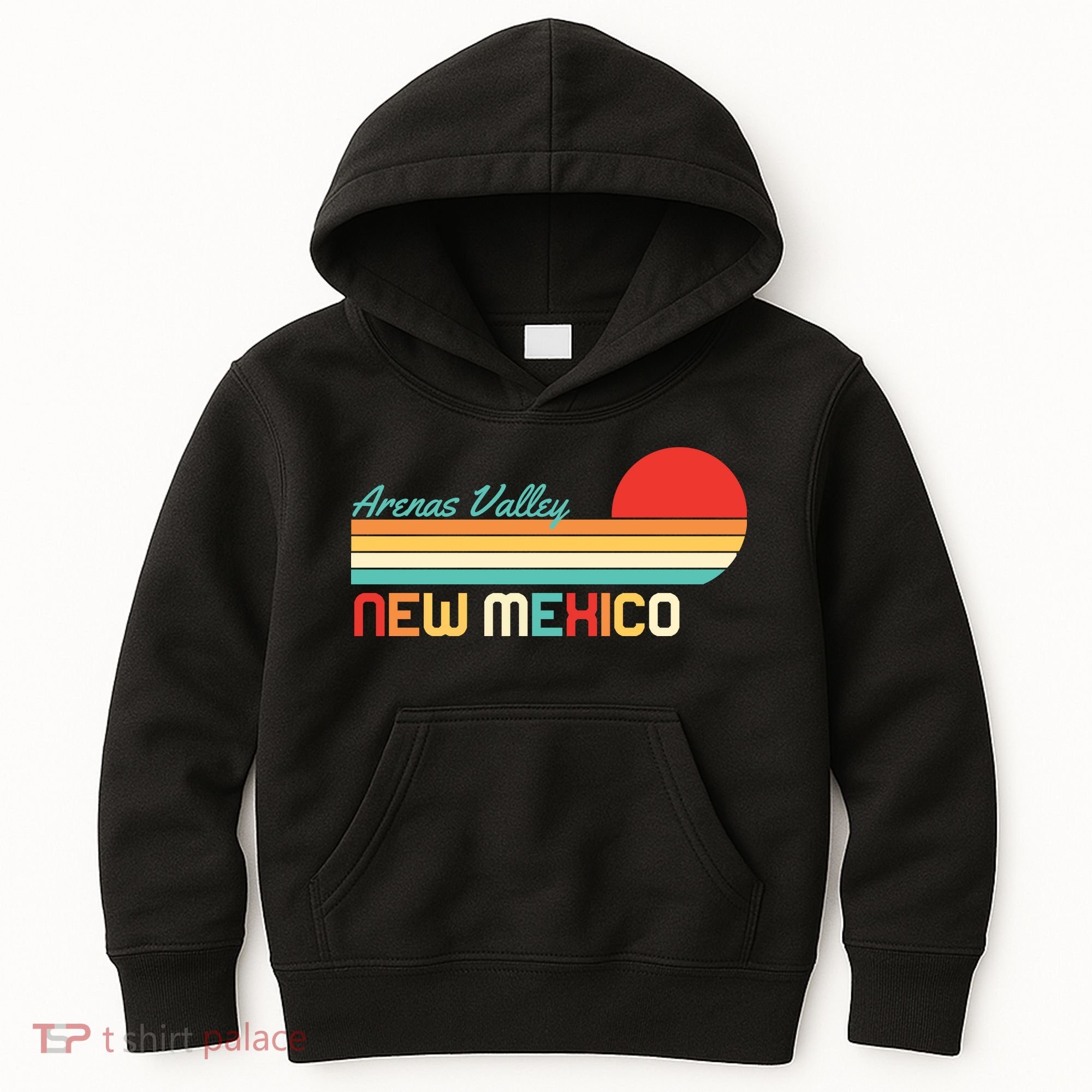 Arenas Valley New Mexico Retro Kids Hoodie