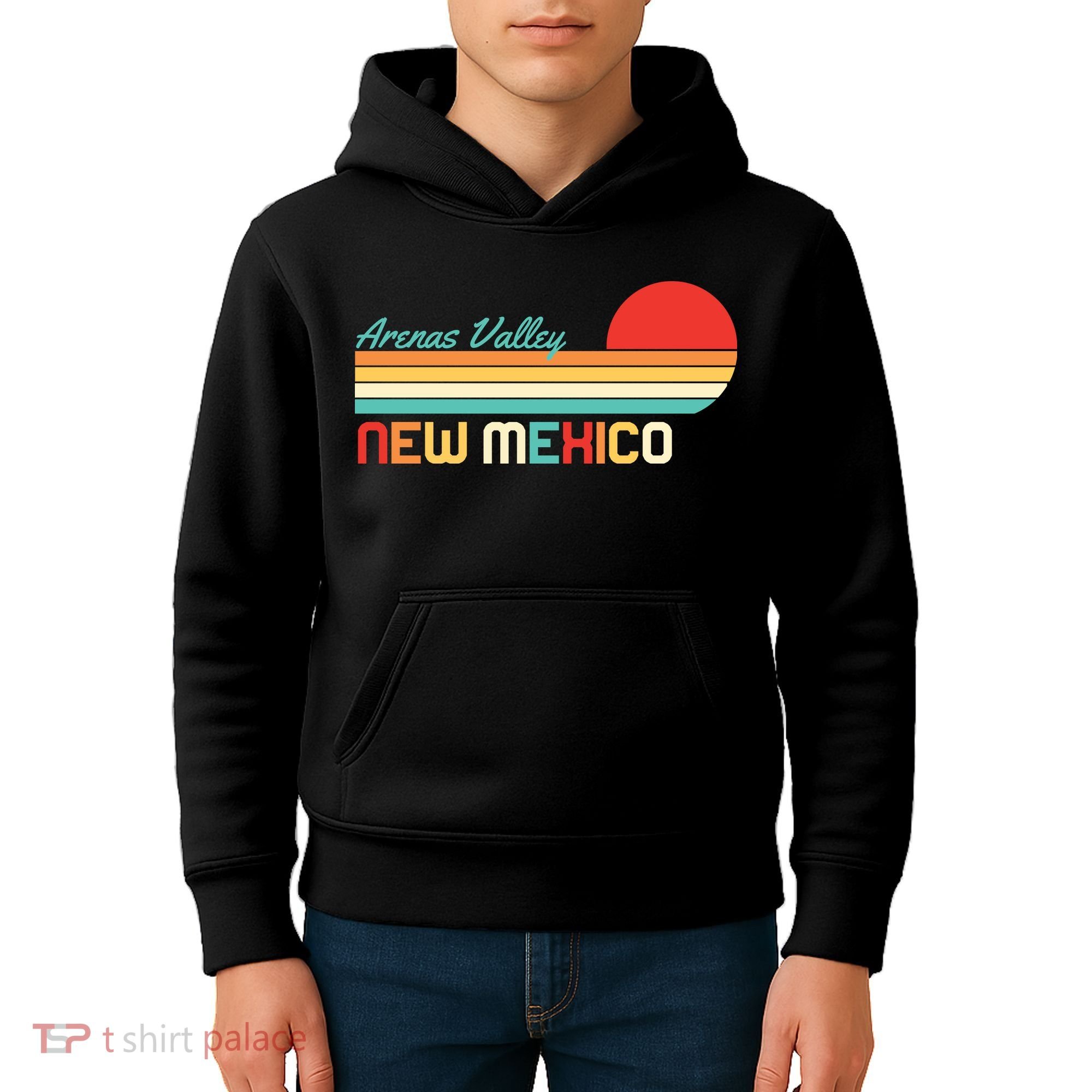 Arenas Valley New Mexico Retro Kids Hoodie