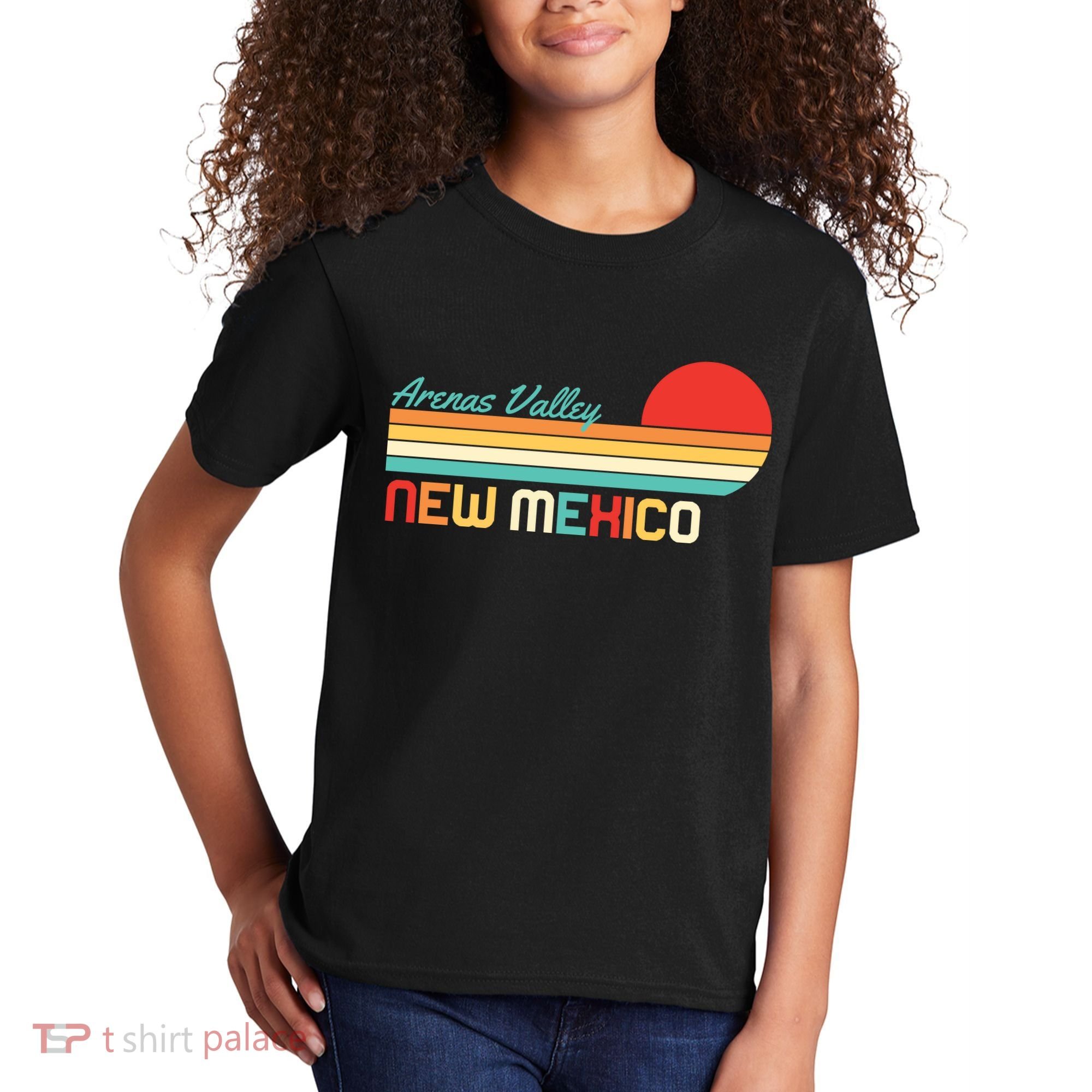 Arenas Valley New Mexico Retro Kids T-Shirt
