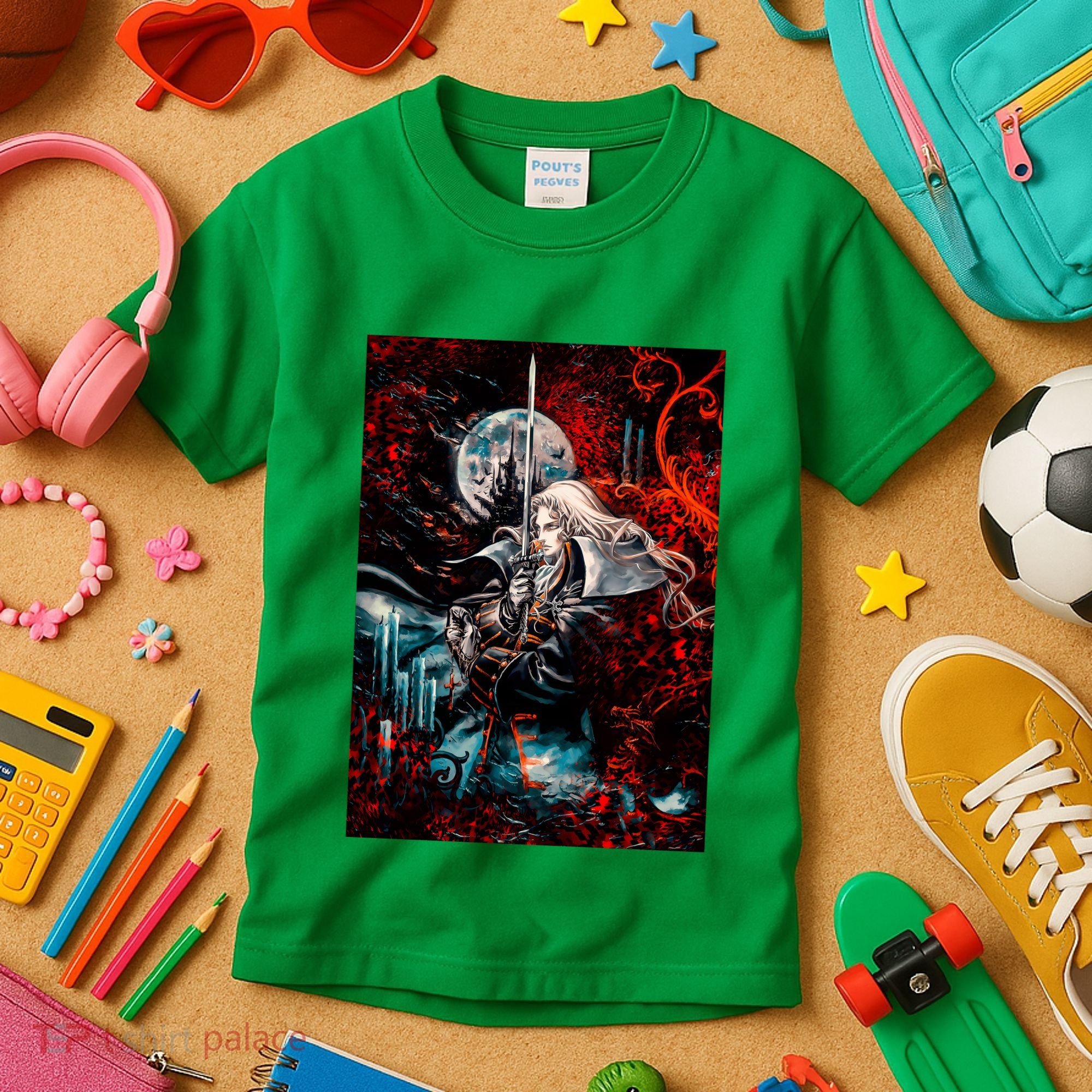 Alucard Vampire Night Symphony Kids T-Shirt