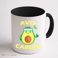 Avo-Cardio Avocado Cardio Coffee Mug thumb 1