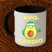 Avo-Cardio Avocado Cardio Coffee Mug thumb 2