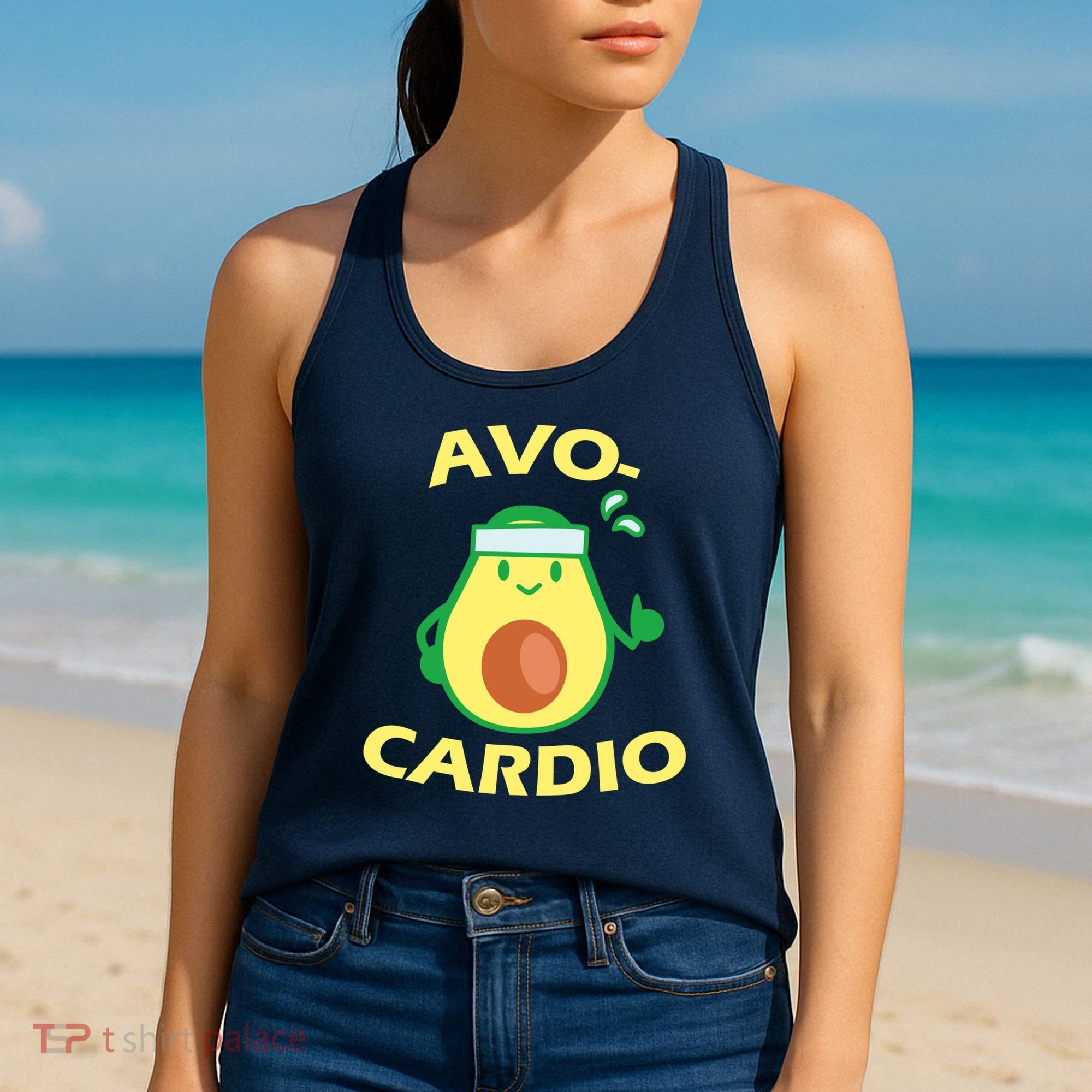 Avo-Cardio Avocado Cardio Women's Tank Top