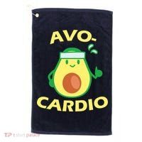 Avo-Cardio Avocado Cardio Golf Towel thumb 0