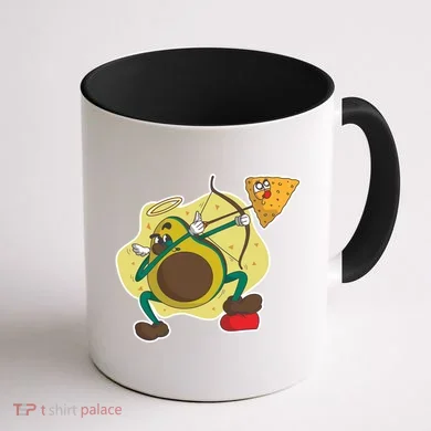 Avocado Cupid Coffee Mug back